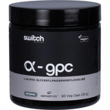 Switch Nutrition Vitamins & Supplements Switch Nutrition Alpha GPC L-Alpha Glycerylphosphorylcholine 60 Caps