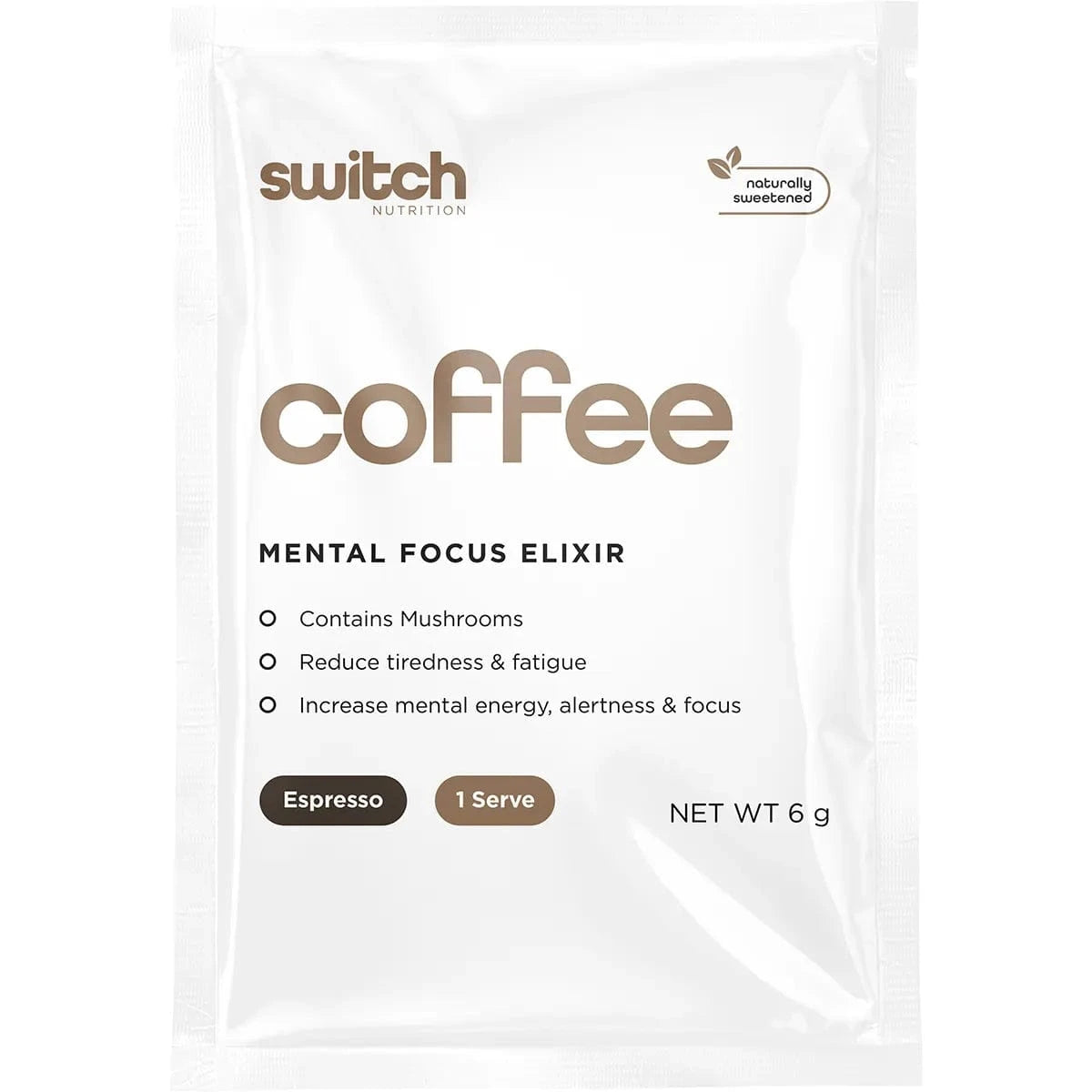 Switch Nutrition Vitamins & Supplements Switch Nutrition Coffee Mental Focus Elixir 25pk