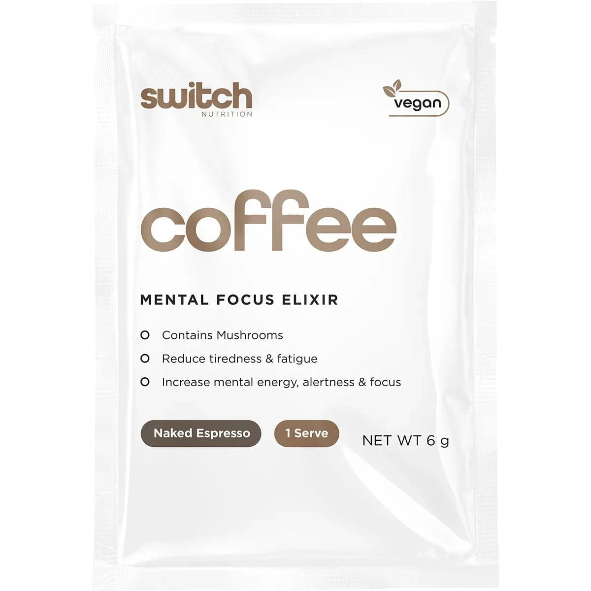 Switch Nutrition Vitamins & Supplements Switch Nutrition Coffee Mental Focus Elixir 25pk