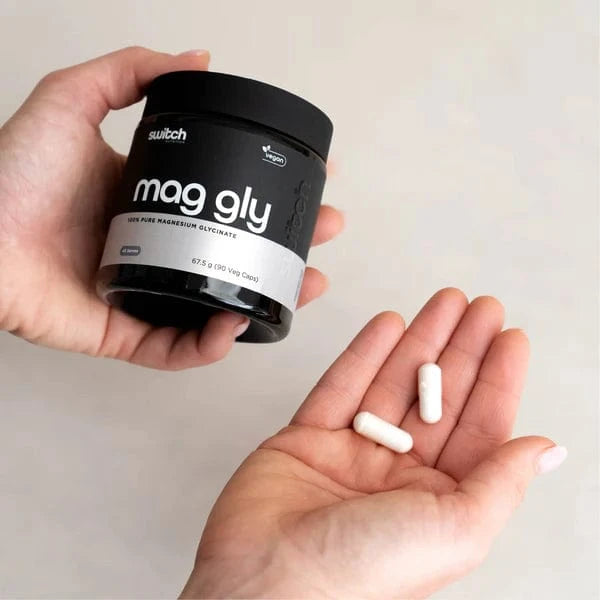 Switch Nutrition Vitamins & Supplements Switch Nutrition Mag Gly 100% Pure Magnesium Glycinate 90 Caps