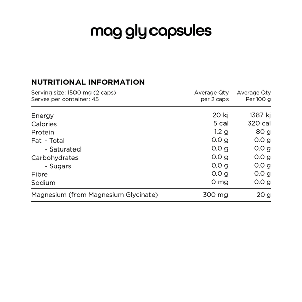 Switch Nutrition Vitamins & Supplements Switch Nutrition Mag Gly 100% Pure Magnesium Glycinate 90 Caps