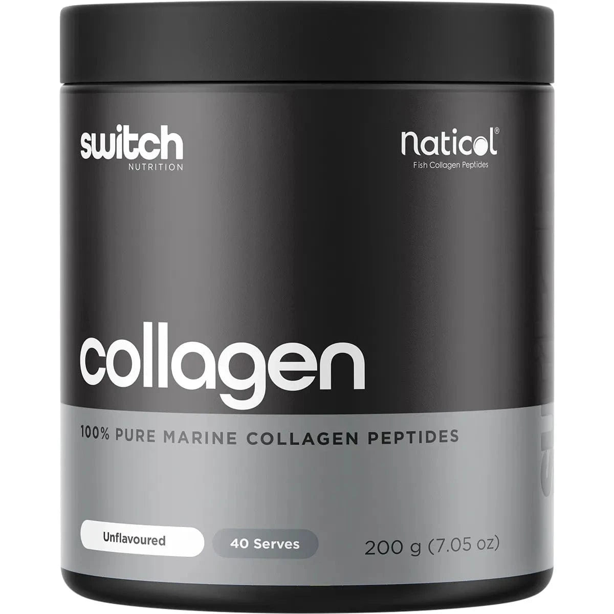 Switch Nutrition Vitamins & Supplements Switch Nutrition Marine Collagen 100% Pure Unflavoured 200g