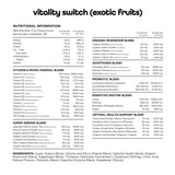 Switch Nutrition Vitamins & Supplements Switch Nutrition Vitality Revitalising Greens Powder Lemon Ginger 150g