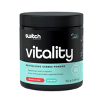 Switch Nutrition Vitamins & Supplements Switch Nutrition Vitality Revitalising Greens Powder Strawberry Kiwi 150g
