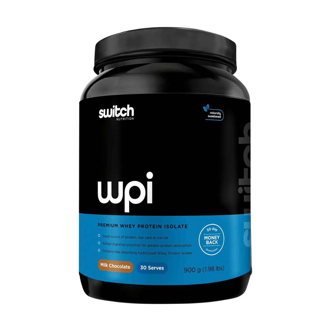 Switch Nutrition Vitamins & Supplements Switch Nutrition WPI Premium Whey Protein Isolate Milk Chocolate 900g
