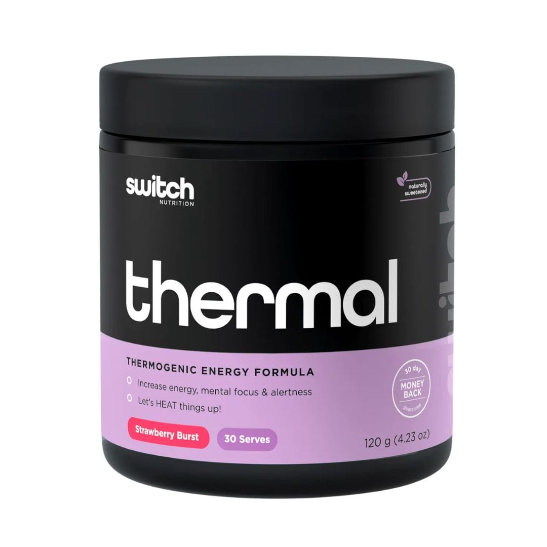 Switch Nutrition Vitamins & Supplements Switch Thermal Thermogenic Energy Formula Strawberry Burst 120g