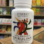 Synergy Natural Organic Spirulina Tablets 500mg (100 Tablets variant)