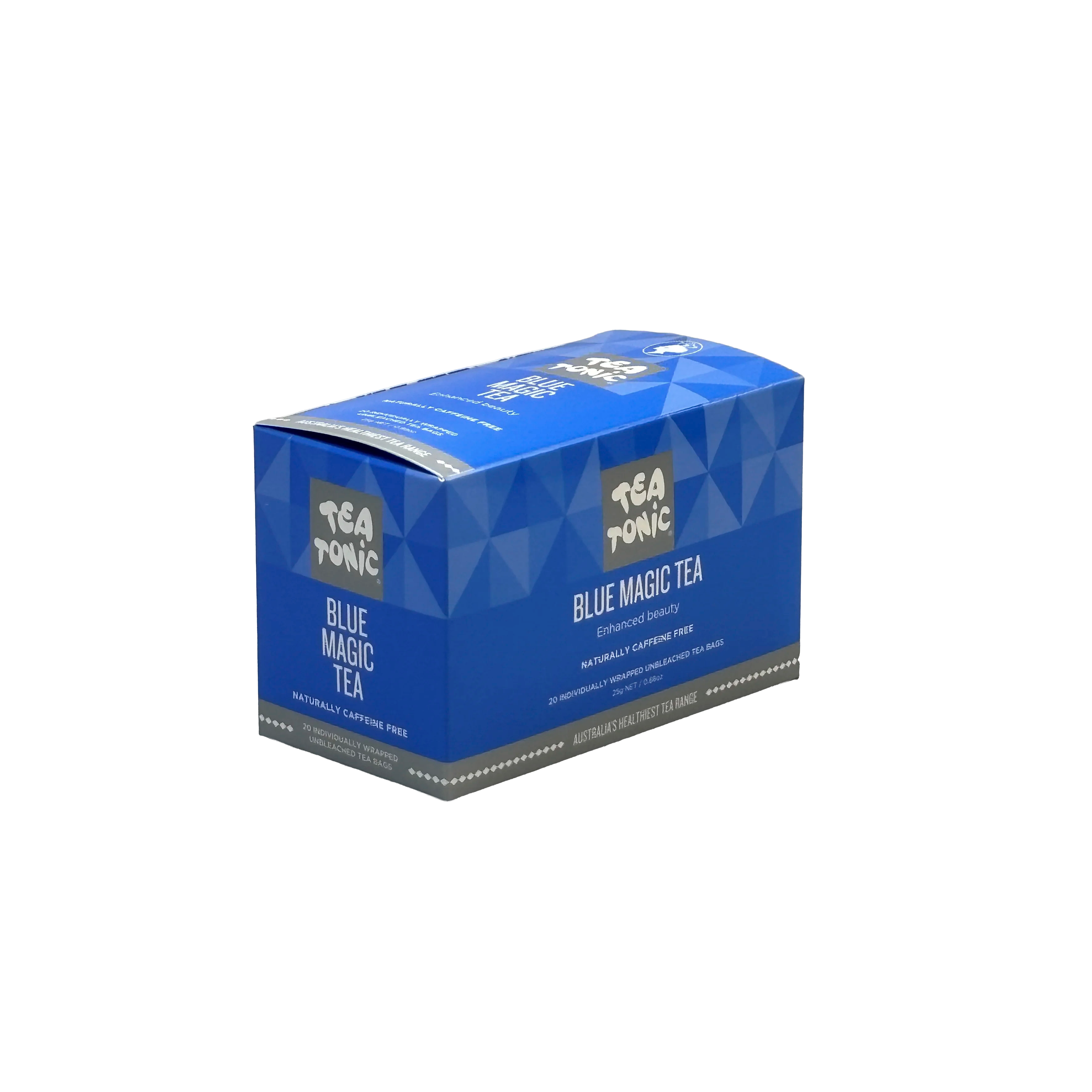Tea Tonic Blue Magic Tea 20 Teabags Box original manufacturer packshot