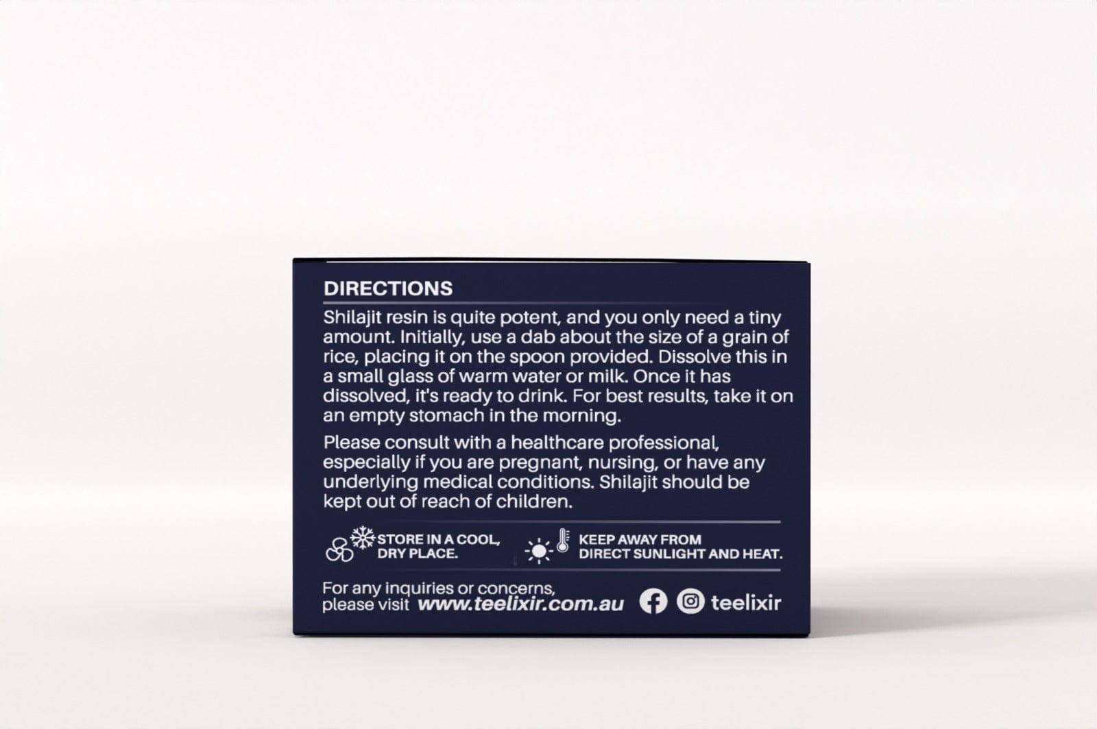 Teelixir Vitamins & Supplements Teelixir Shilajit Pure Resin 30g