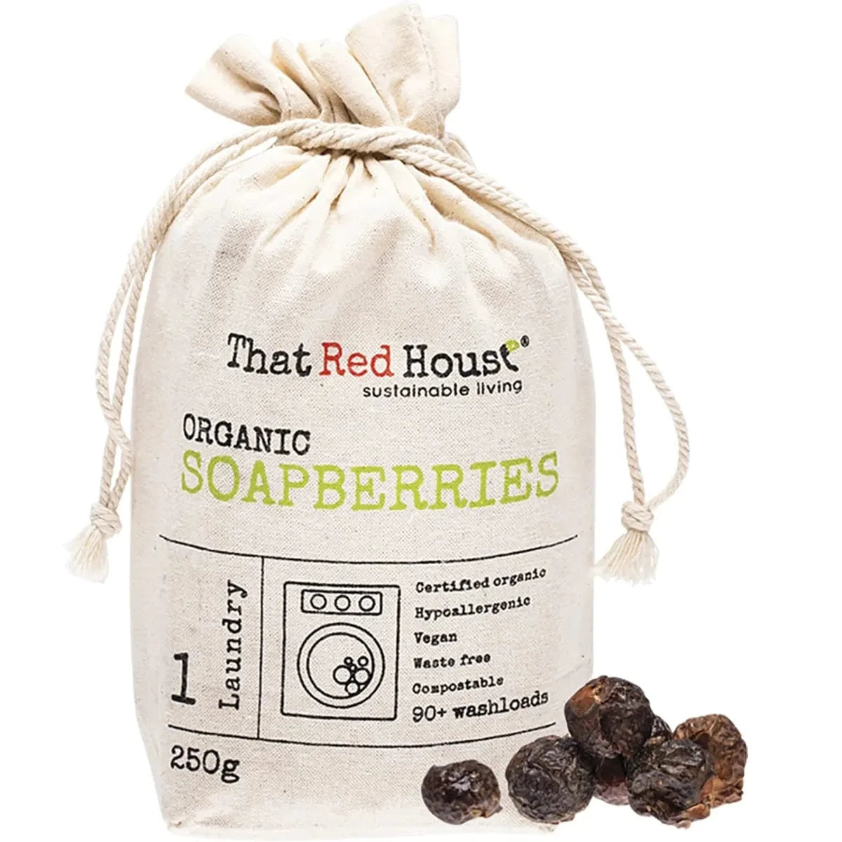 That Red House Laundry Supplies 90+ Washloads 250g That Red House Organic Soapberries
