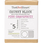 That Red House Laundry Supplies THAT RED HOUSE Chunky Block Dishwashing Soap Pink Grapefruit 140g