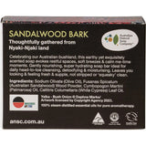 The Australian Natural Soap Company Bath & Body The Australian Natural Co Hand & Body Australian Bush Soap Sandalwood Bark 100g