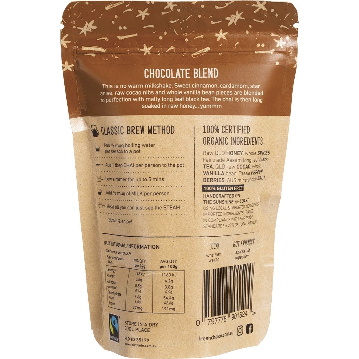 The Fresh Chai Co. Tea & Infusions The Fresh Chai Co. Chocolate Blend Honey Soaked Chai