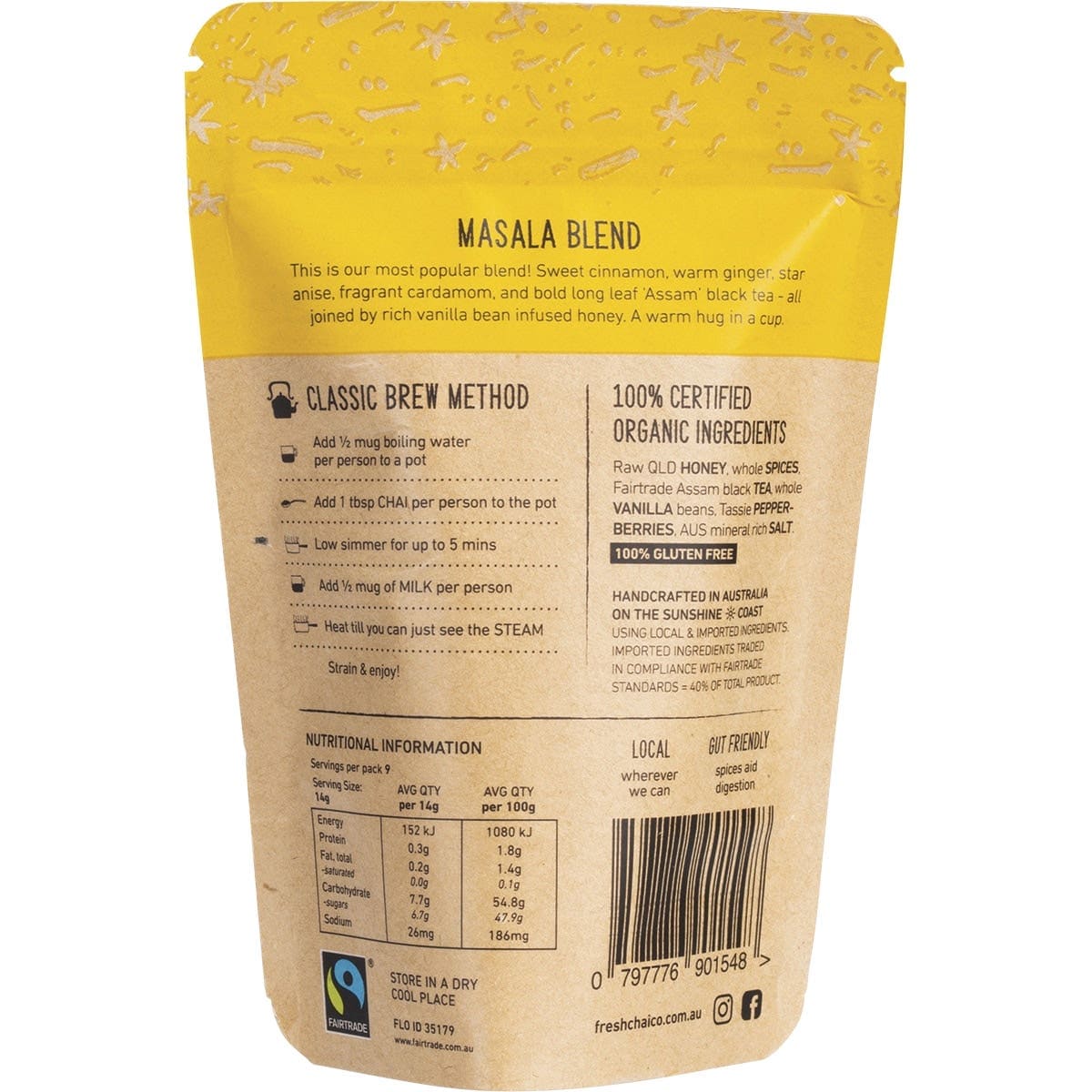 The Fresh Chai Co. Tea & Infusions The Fresh Chai Co. Masala Blend Honey Soaked Chai