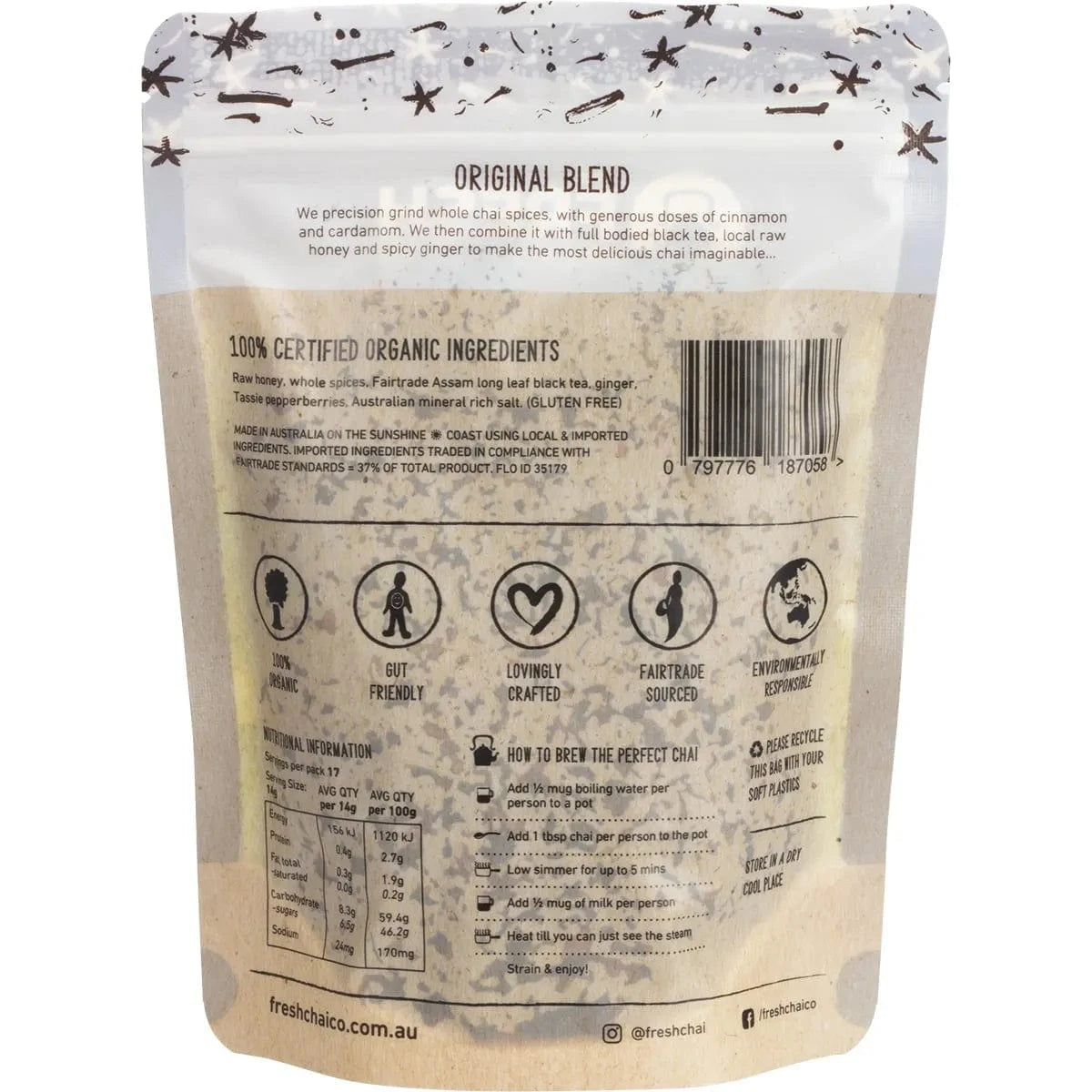 The Fresh Chai Co. Tea & Infusions The Fresh Chai Co. Original Blend Honey Soaked Chai