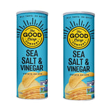 The Good Crisp Company Snack Foods 2 x 160g The Good Crisp Company Potato Crisps Sea Salt & Vinegar