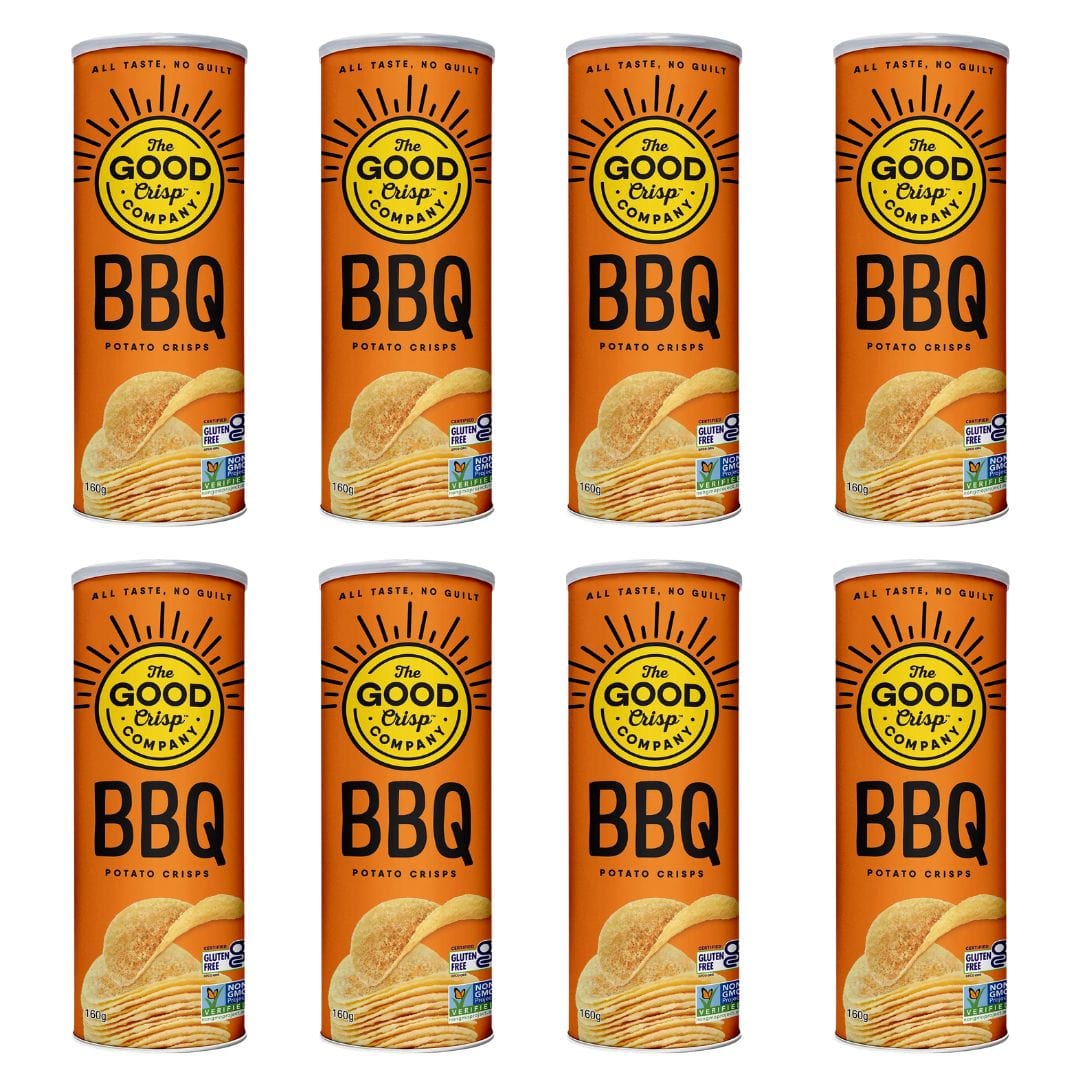 The Good Crisp Company Snack Foods The Good Crisp Company Potato Crisps BBQ  8 x 160g