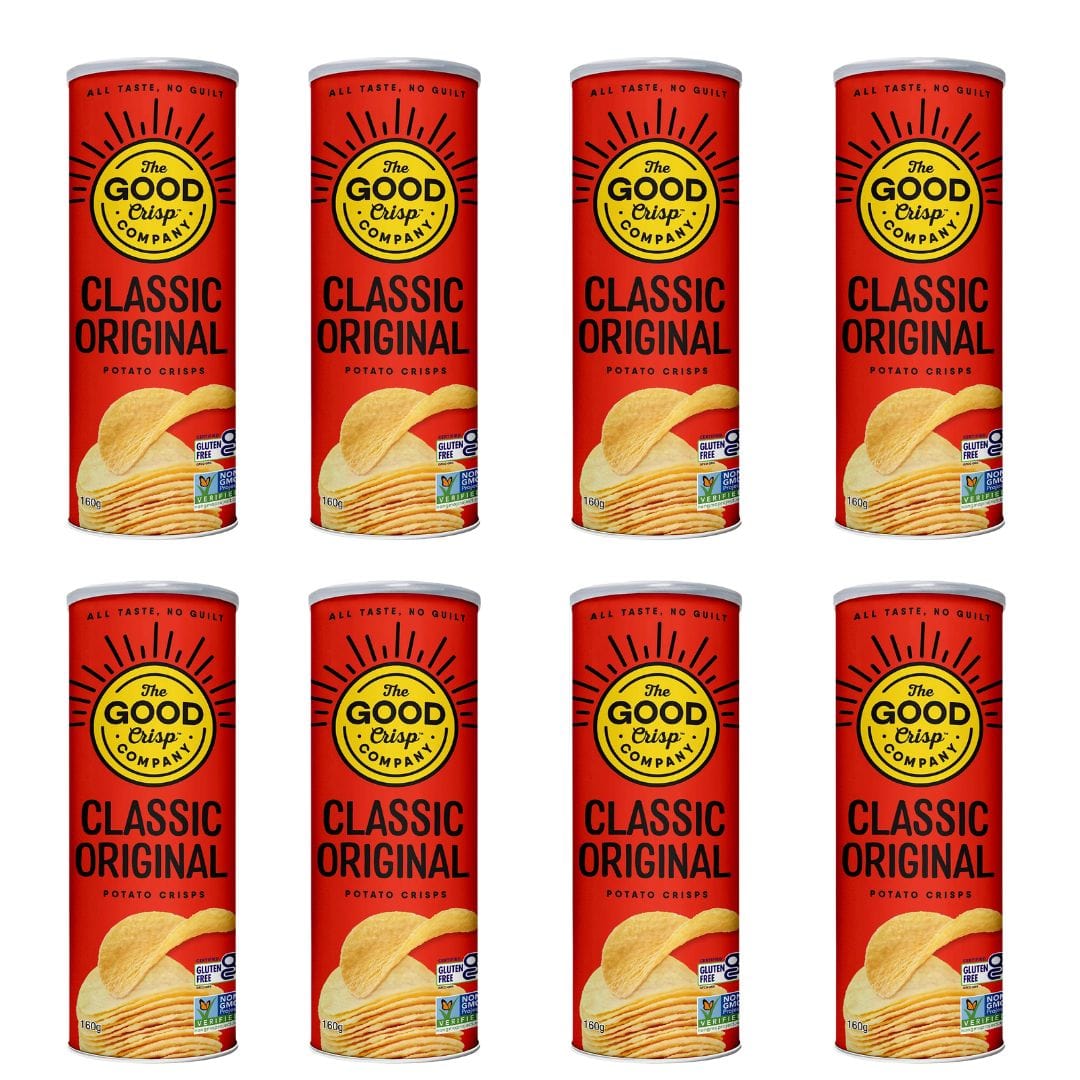 The Good Crisp Company Snack Foods The Good Crisp Company Potato Crisps Classic Original  8 x 160g
