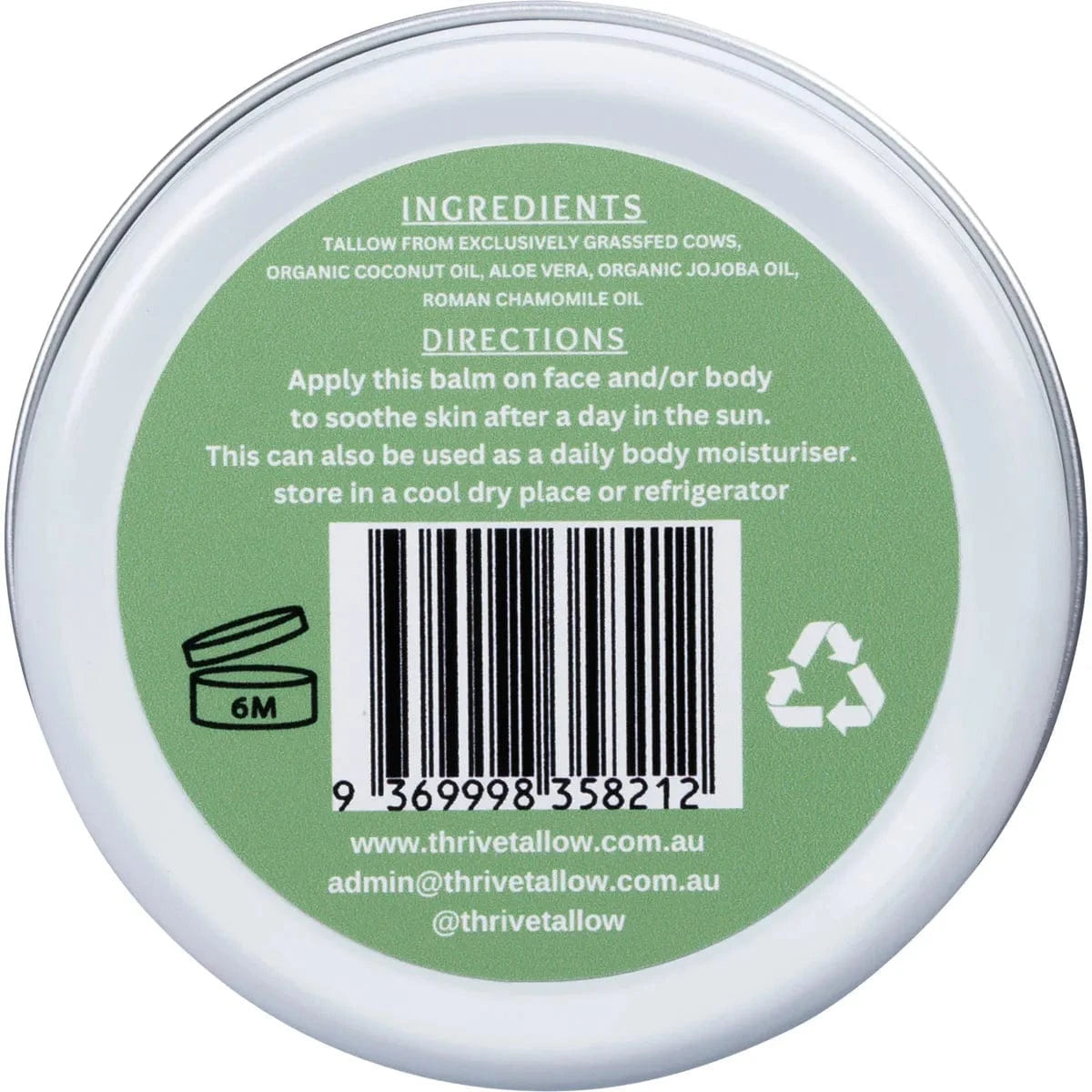 Thrive Tallow Skincare Thrive Tallow Aloe & Tallow After Sun Balm 160ml