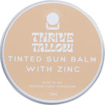 Thrive Tallow Skincare Thrive Tallow Tinted Sun Balm with Zinc 70ml