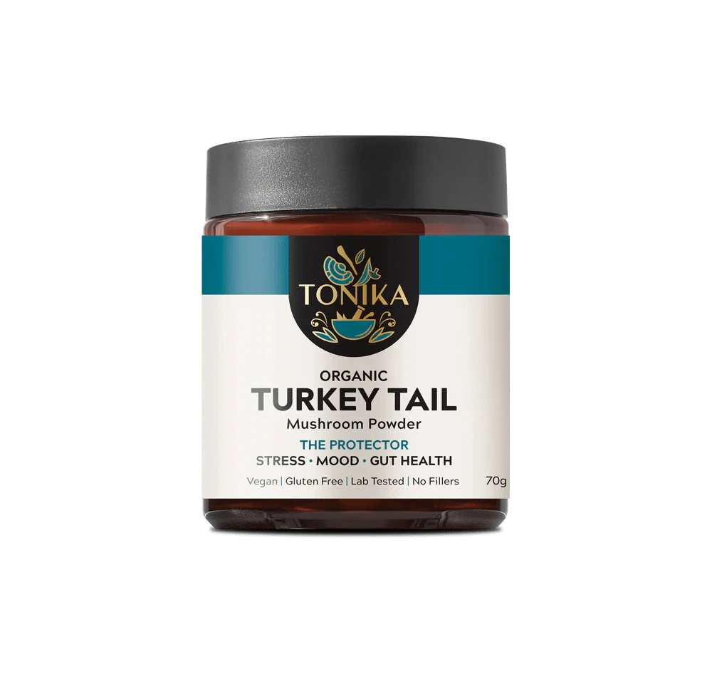 Tonika Vitamins & Supplements Tonika 100% Organic Mushroom Powder Turkey Tail 70g