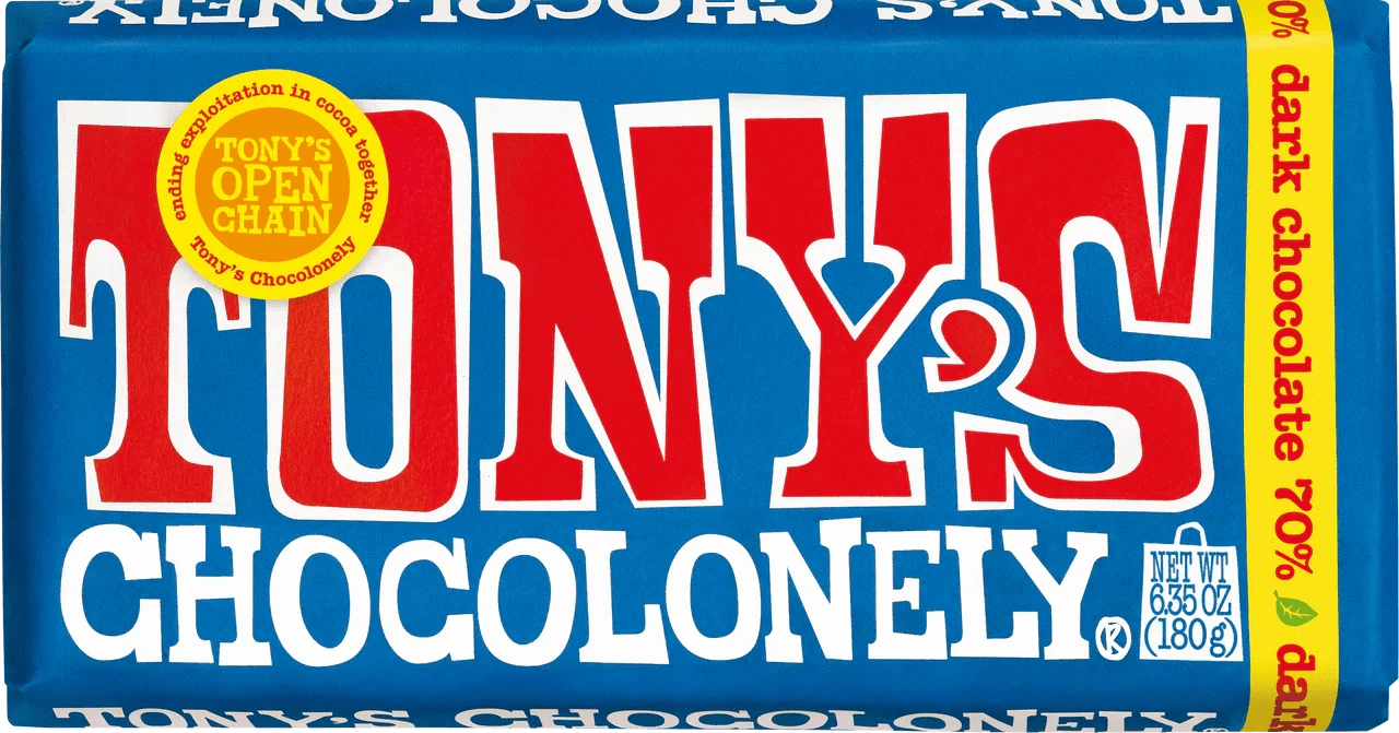 Tony's Chocolonely Snack Foods Tony's Chocolonely 70% Dark 180g