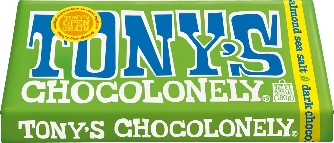 Tony's Chocolonely Snack Foods Tony's Chocolonely Almond Sea Salt 51% 180g