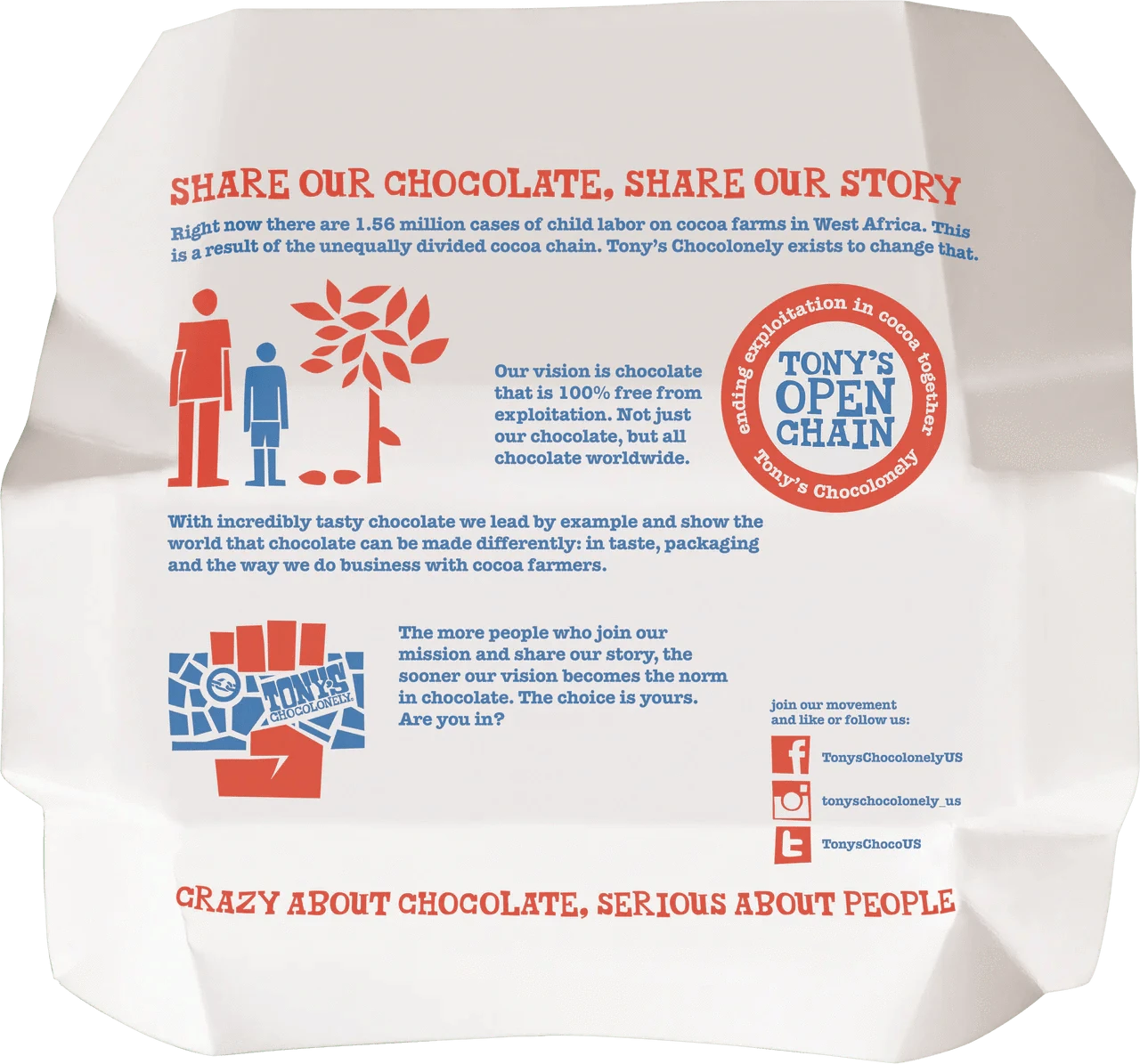 Tony's Chocolonely Snack Foods Tony's Chocolonely Milk Chocolate 32% 180g