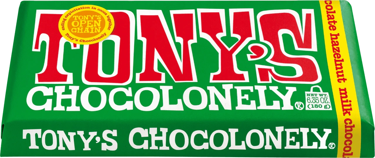 Tony's Chocolonely Snack Foods Tony's Chocolonely Milk Hazelnut 32% 180g