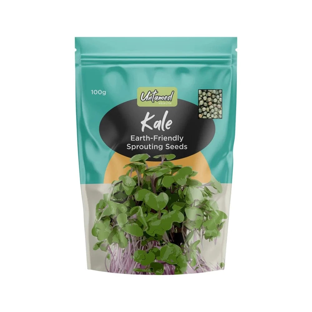 Untamed Health Gardening Kits Untamed Health Earth-Friendly Sprouting Seeds Kale 100g