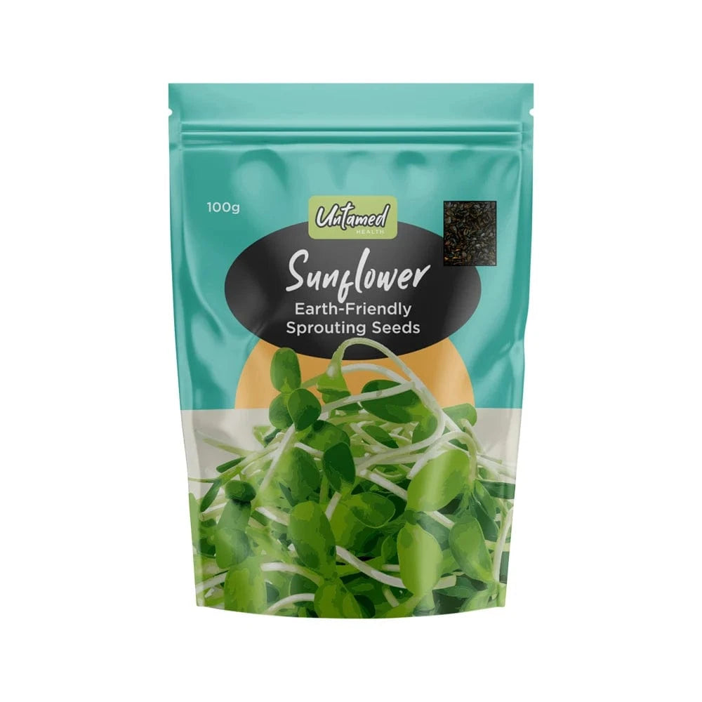 Untamed Health Gardening Kits Untamed Health Earth-Friendly Sprouting Seeds Sunflower 100g
