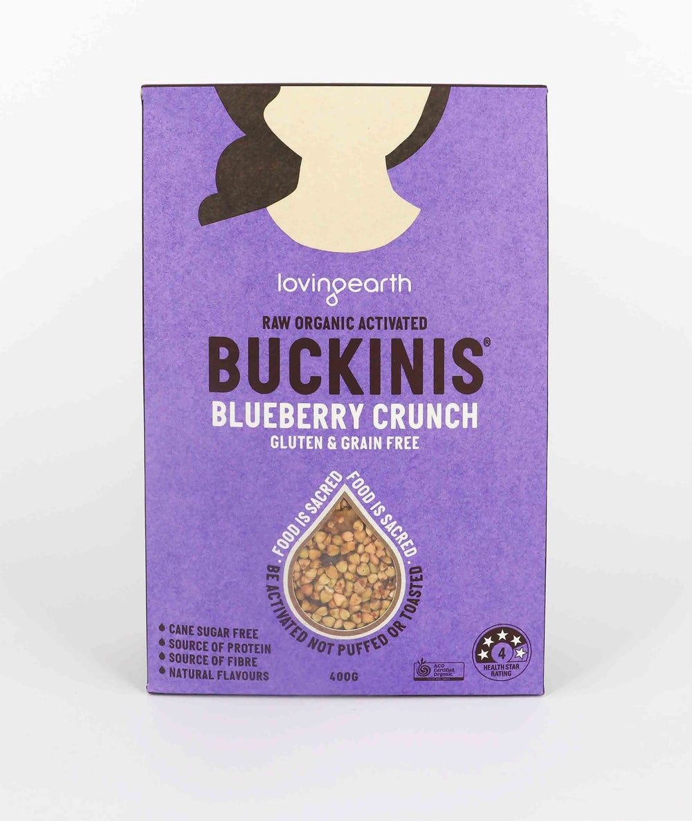 Loving Earth Buckinis Blueberry Crunch 400g