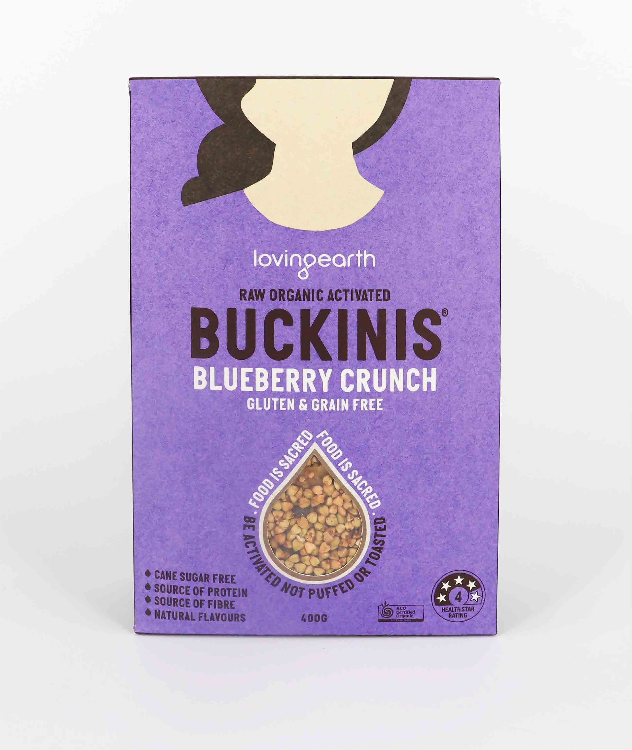 Loving Earth Buckinis Blueberry Crunch 400g