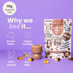 Happy Way Choc Chip Honeycomb Vegan Protein Powder 500g