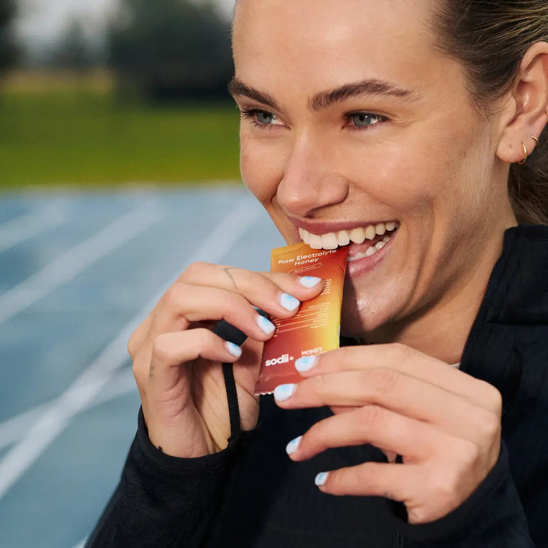 Sodii Raw Electrolyte Honey ingredients and electrolytes