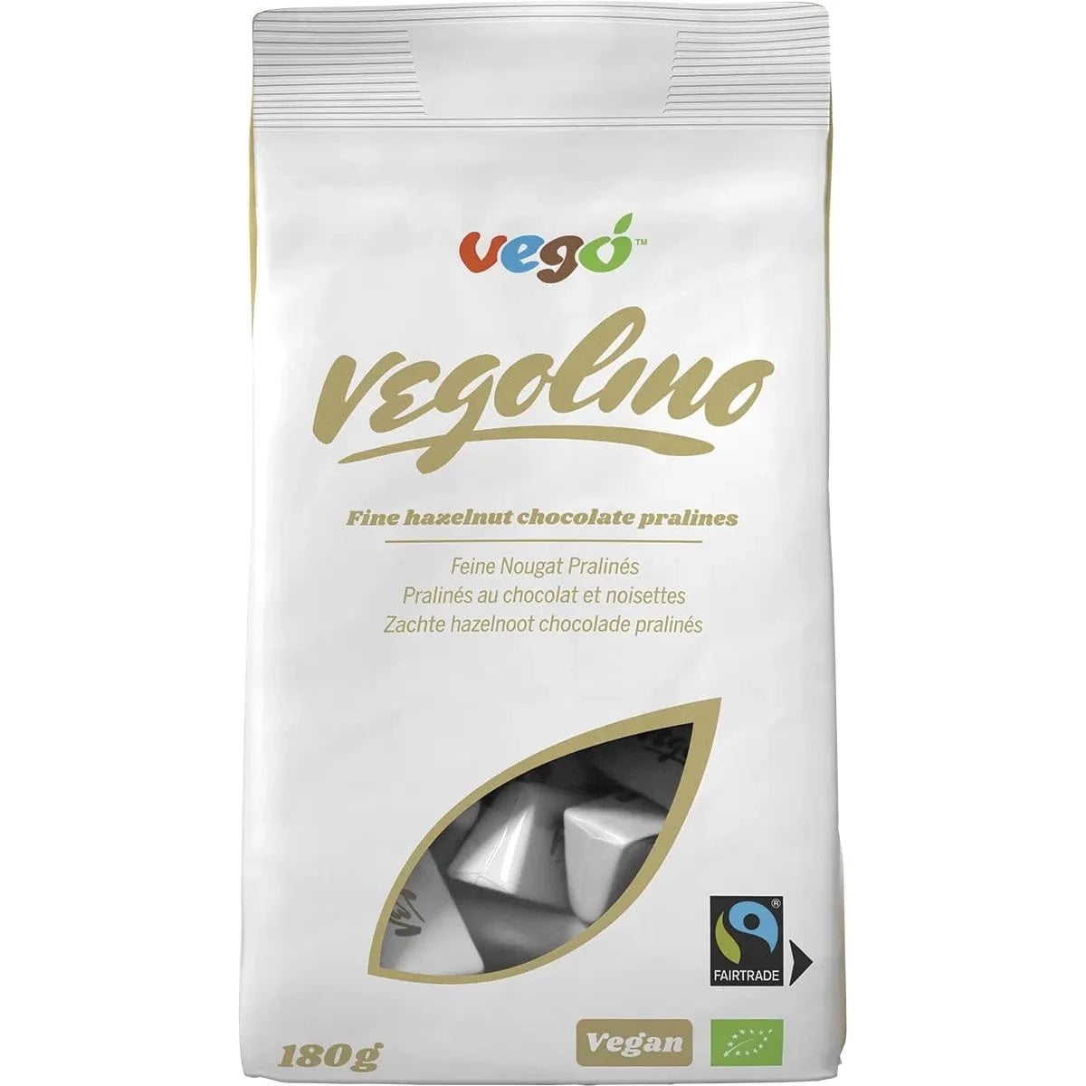Vego Candy & Chocolate Vego Vegolino Fine Nougat Pralines 180g