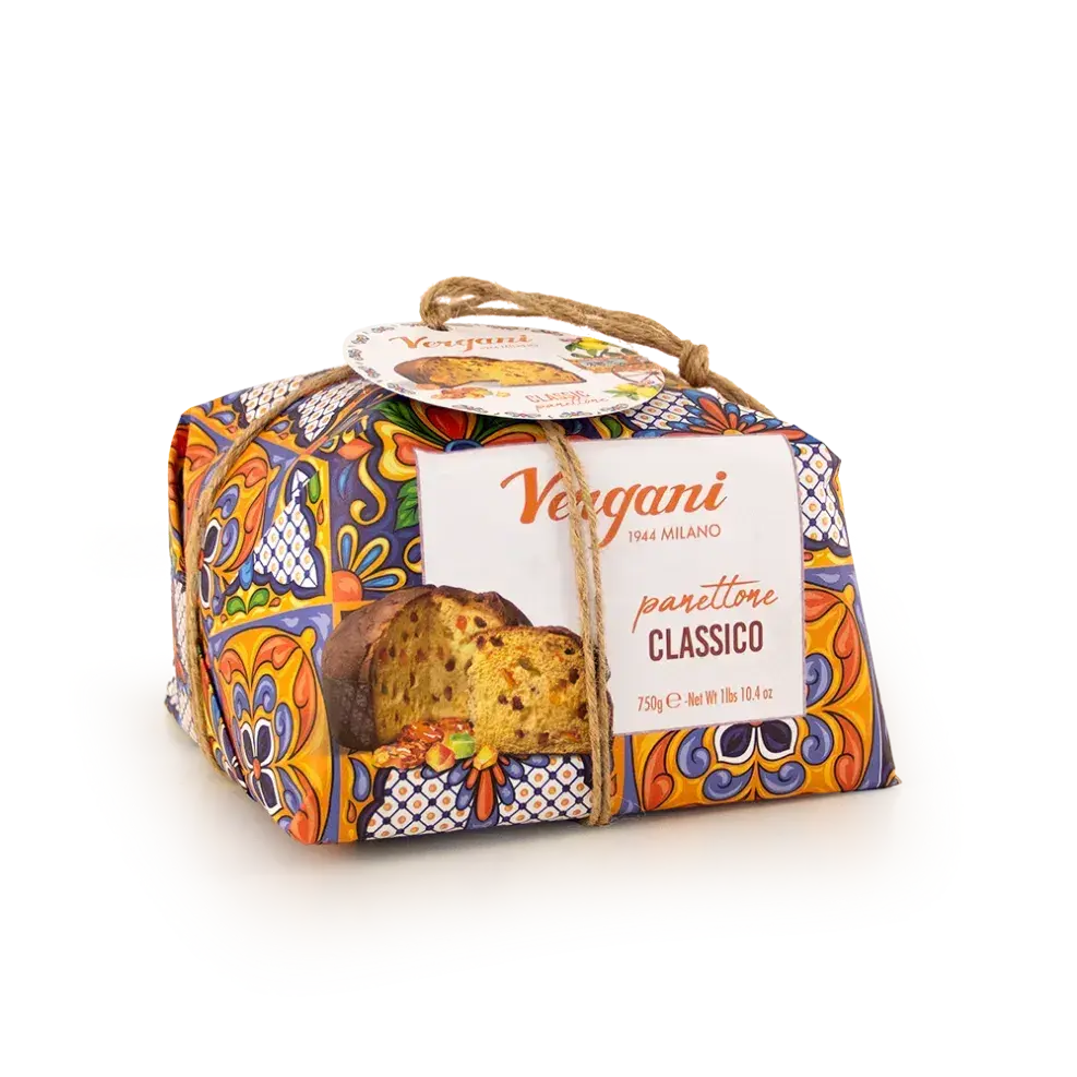 Vergani Sicily Trip Classic Panettone 750g – official package image