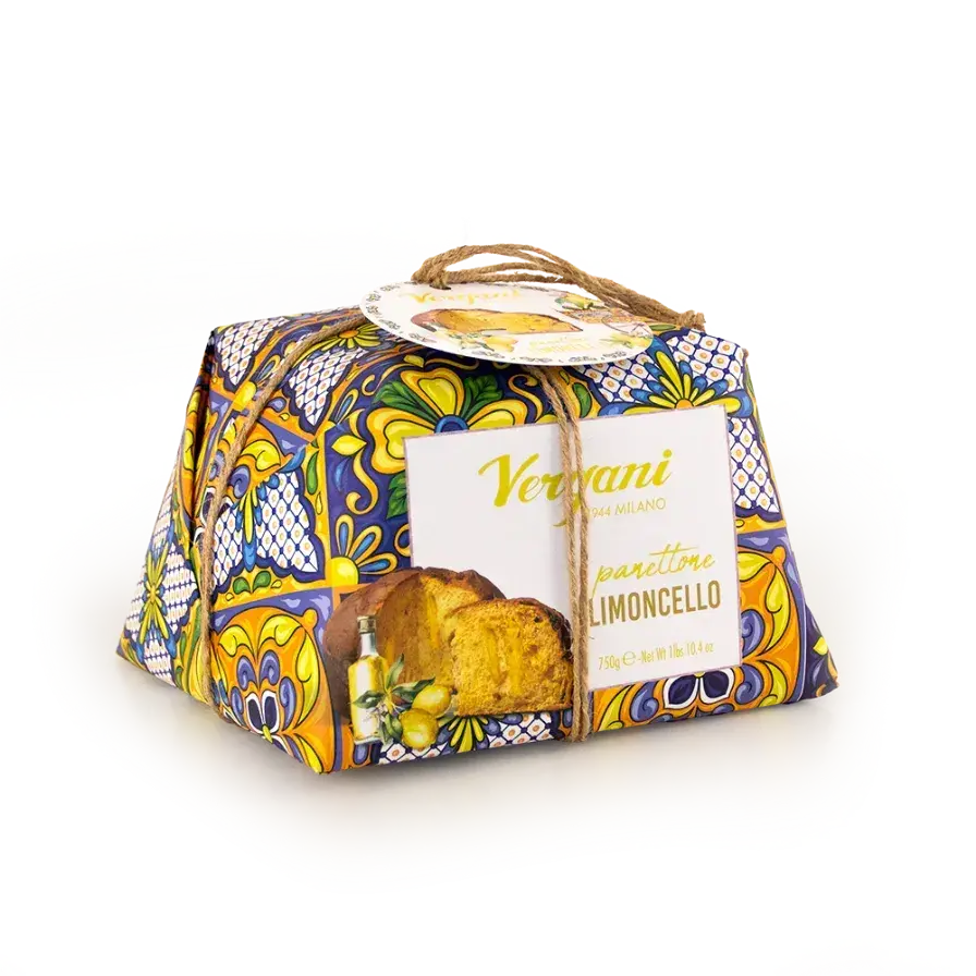 Vergani Sicily Trip Limoncello Panettone 750g – official package image