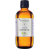 Vrindavan Oil Vrindavan Castor Oil and Lavender Amber Glass Bottle 200ml