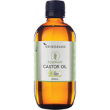 Vrindavan Oil Vrindavan Castor Oil and Rosemary Amber Glass Bottle 200ml