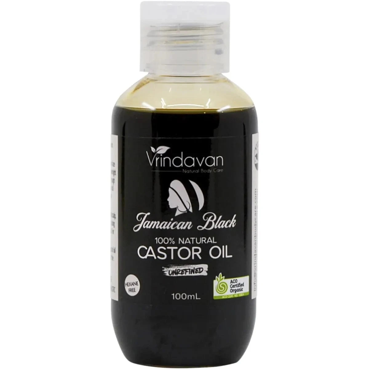 Vrindavan Oil Vrindavan Jamaican Black Castor Oil Unrefined 100ml