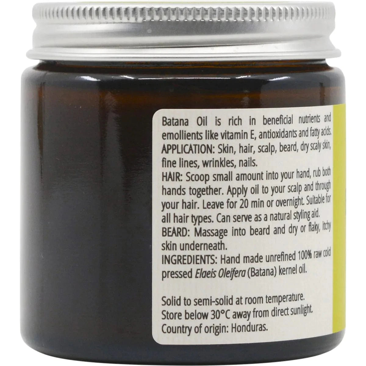 Vrindavan Skin Care Vrindavan Raw Batana Oil 100ml