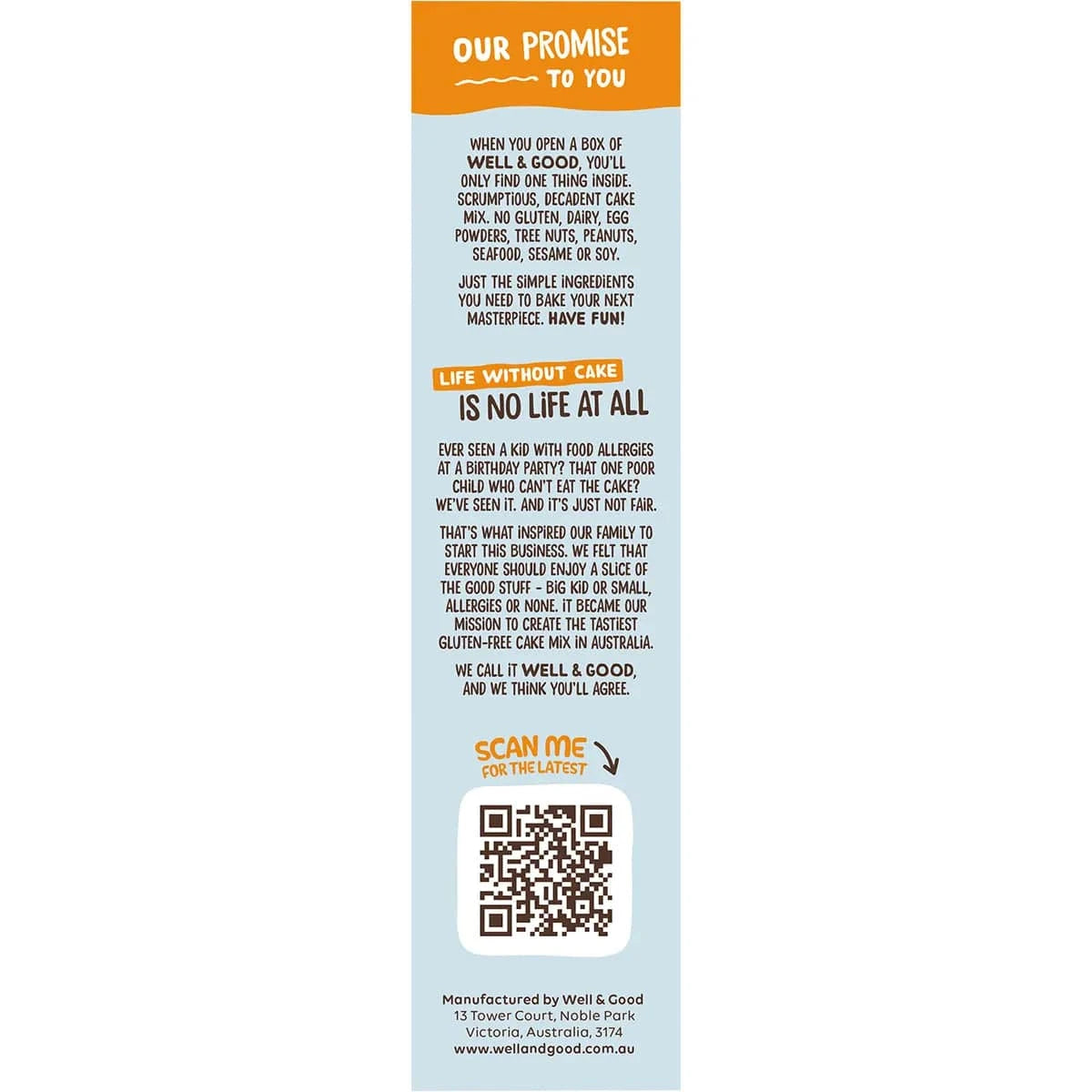 Well & Good Baking Mixes Well and Good Banana Bread Mix 40% Less Sugar 350g