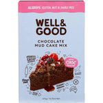 Well & Good Baking Mixes Well and Good Chocolate Mud Cake Mix with Choc Frosting 475g