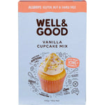 Well & Good Baking Mixes Well and Good Vanilla Cupcake Mix with Icing & Sprinkles 510g