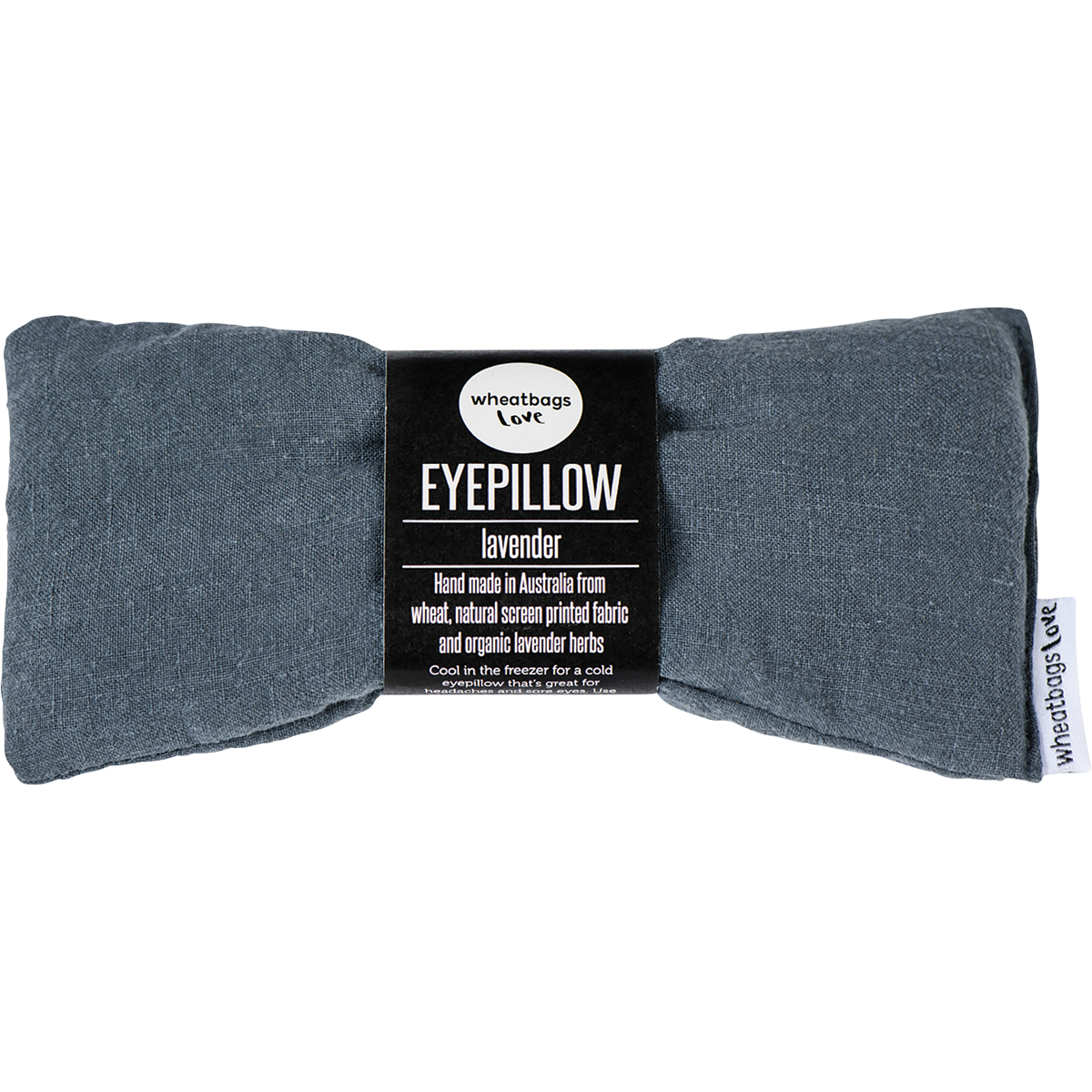 Wheatbags Love Eyepillow Luxe Linen Slate product image