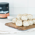 Switch Nutrition Vanilla Collagen Bliss Balls lifestyle recipe image