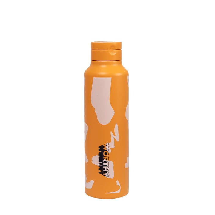Worthy Water Bottle Retro Orange Worthy Sugarcane Drink Bottle 750ml