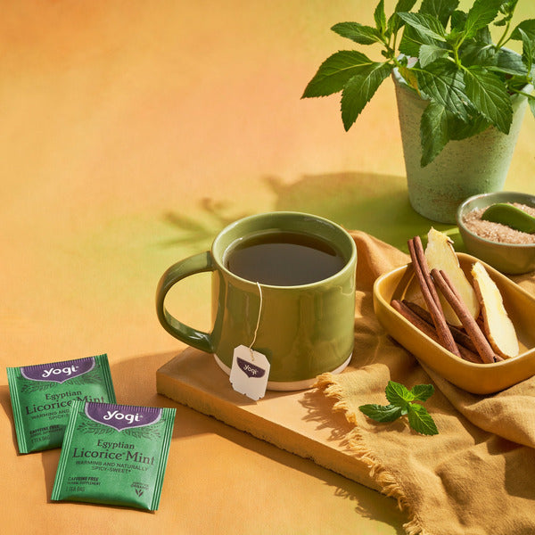 Yogi Herbal Tea Bags Egyptian Licorice Mint 16pk