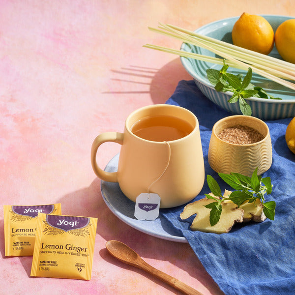 Yogi Herbal Tea Bags Lemon Ginger 16pk